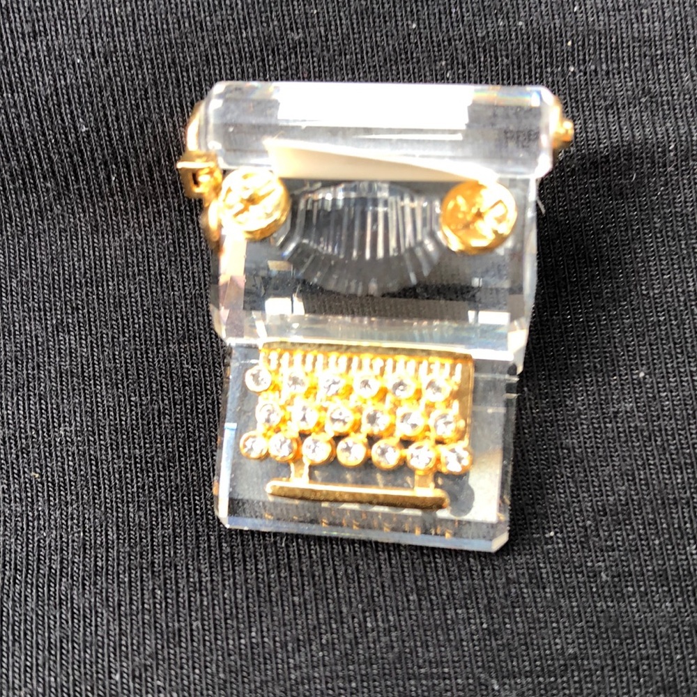 Beautiful Swarovski Crystal Typewriter